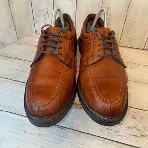 Allen Edmonds Wilbert Shoes Men Sz 8D Brown Split Toe Oxford Leather Made in USA